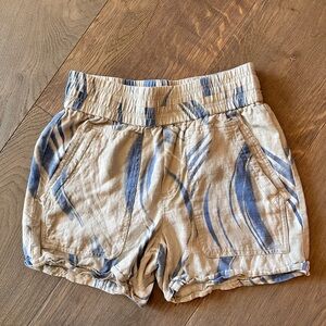 Democracy Blue and Tan Casual Shorts